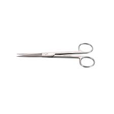 TESOURA CIRÚRGICA 15cm RETA f/f